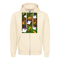 Sandshell Halloween ghost Zipper Hoodie - Artiststas