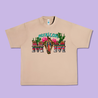 Mexican Mom With Cactus Urban Heavy Tee Designed By Texasbilliewilder