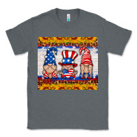 Charcoal Heather usa gnome Classic Tee - HRA Design Shop