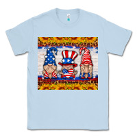 Dusty Blue usa gnome Classic Tee - HRA Design Shop