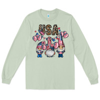 Matcha usa america gnome Long Sleeve Tee - CowhideDigitalArt