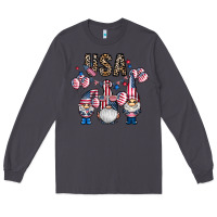 Smoke usa america gnome Long Sleeve Tee - CowhideDigitalArt