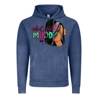 Vintage Denim Unbothered mood 24:7 Vintage Hoodie - RanaPortraitStore
