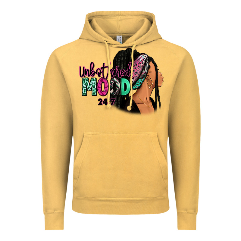 Unbothered Mood 24:7 Vintage Hoodie by RanaPortraitStore | Teevron