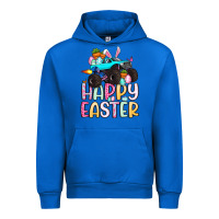 Cobalt monster truck happy easter Urban Hoodie - Artiststas