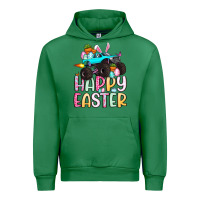Emerald monster truck happy easter Urban Hoodie - Artiststas