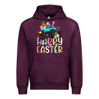Mauve Wine monster truck happy easter Urban Hoodie - Artiststas