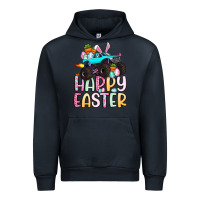 Navy monster truck happy easter Urban Hoodie - Artiststas