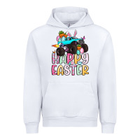 White monster truck happy easter Urban Hoodie - Artiststas