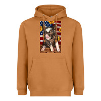 Meerkat Western American Pig Heavyweight Hoodie - LillyAllenDesigns