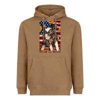 Toasted Coconut Western American Pig Heavyweight Hoodie - LillyAllenDesigns