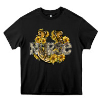 Black nurse Heavy Core Tee - SublimationCraftShop
