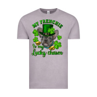 Vintage Zinc st.patrick's day my french bulldog is my lucky charm Vintage Tee - RanaPortraitStore