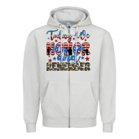 Dove Grey today we honor and remember Zipper Hoodie - JahusDesignShop