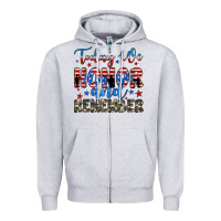 Heather Grey today we honor and remember Zipper Hoodie - JahusDesignShop