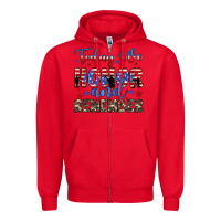 Red today we honor and remember Zipper Hoodie - JahusDesignShop