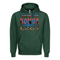 Sports Green today we honor and remember Zipper Hoodie - JahusDesignShop
