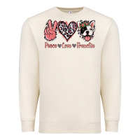 Peace Love French Bulldog Premium Sweatshirt | Teevron