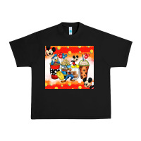 Black cartoon characters coffee cups Urban Heavy Tee - Zillion Design Studio