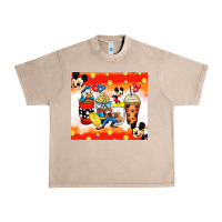 French Oak cartoon characters coffee cups Urban Heavy Tee - Zillion Design Studio