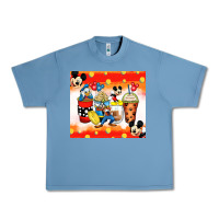 Pebble Blue cartoon characters coffee cups Urban Heavy Tee - Zillion Design Studio