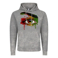 Watercolor Juneteenth Eyes Vintage Hoodie | Teevron