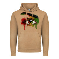 Vintage Camel Watercolor Juneteenth eyes Vintage Hoodie - RanaPortraitStore