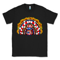 Black usa gnome sunflower rainbow Classic Tee - HRA Design Shop
