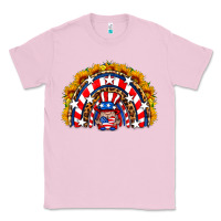 Bubblegum Pink usa gnome sunflower rainbow Classic Tee - HRA Design Shop