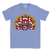 Colony Blue usa gnome sunflower rainbow Classic Tee - HRA Design Shop