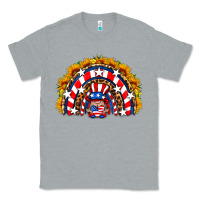Heather Grey usa gnome sunflower rainbow Classic Tee - HRA Design Shop