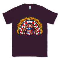 Plum usa gnome sunflower rainbow Classic Tee - HRA Design Shop