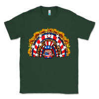 Sports Green usa gnome sunflower rainbow Classic Tee - HRA Design Shop