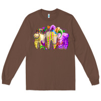 Chestnut mardi gras tooth Long Sleeve Tee - RacoonDesign