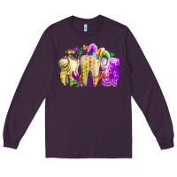 Plum mardi gras tooth Long Sleeve Tee - RacoonDesign