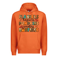 Carrot flannels hayrides pumpkinsbonfires Premium Hoodie - MaliasSmallBusiness