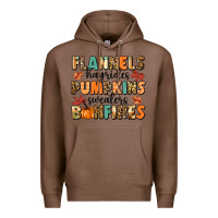 Chestnut flannels hayrides pumpkinsbonfires Premium Hoodie - MaliasSmallBusiness