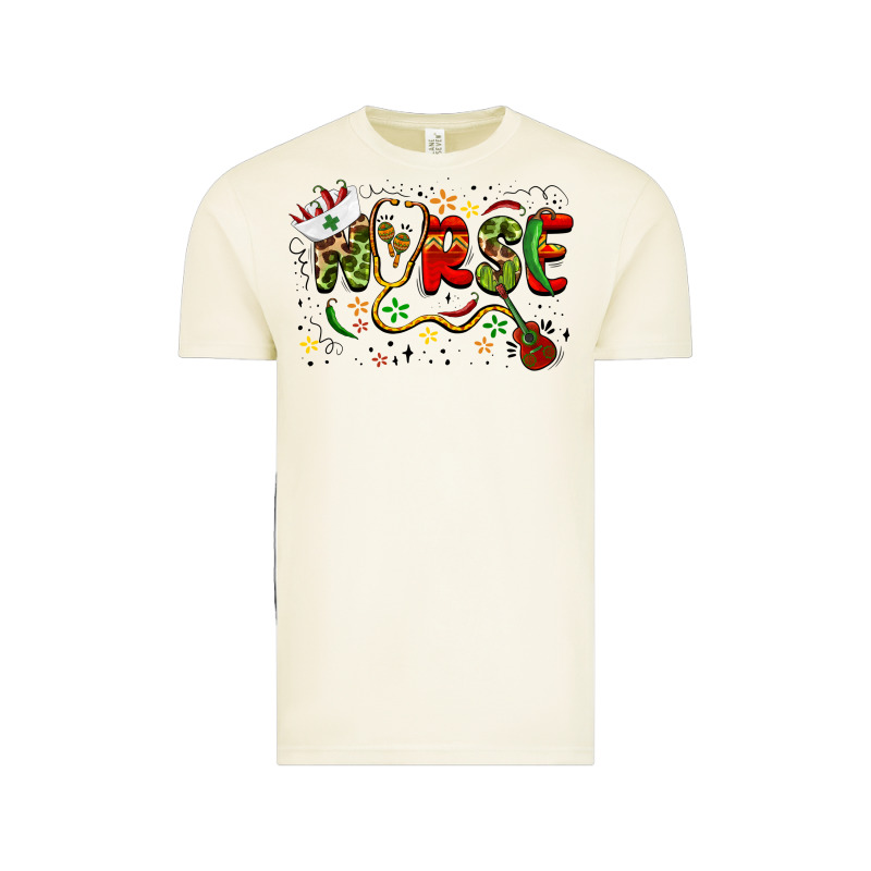 Cinco De Mayo Nurse Vintage Tee by BarkalooDesign | Teevron
