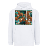 White turquoises gemstones cowhide highlands cow Heavyweight Hoodie - BarkalooDesign