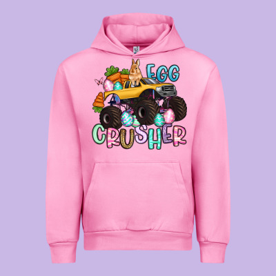 Egg Crusher Monster Truck Easter Urban Hoodie Designed By Artiststas