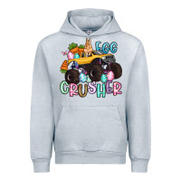Heather Grey egg crusher monster truck easter Urban Hoodie - Artiststas