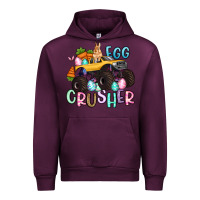 Mauve Wine egg crusher monster truck easter Urban Hoodie - Artiststas