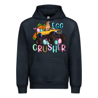 Navy egg crusher monster truck easter Urban Hoodie - Artiststas