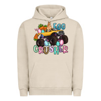 Pigment French Oak egg crusher monster truck easter Urban Hoodie - Artiststas