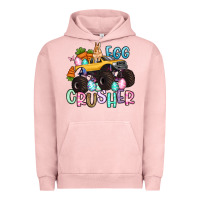 Pigment Salmon egg crusher monster truck easter Urban Hoodie - Artiststas
