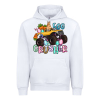 White egg crusher monster truck easter Urban Hoodie - Artiststas