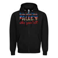 Black remember our fallen who gave all Zipper Hoodie - JahusDesignShop