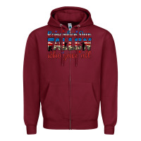 Burgundy remember our fallen who gave all Zipper Hoodie - JahusDesignShop