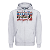 Heather Grey remember our fallen who gave all Zipper Hoodie - JahusDesignShop