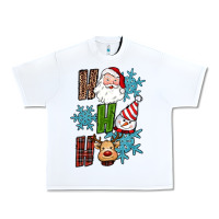 White ho ho ho christmas Urban Heavy Tee - RanaPortraitStore